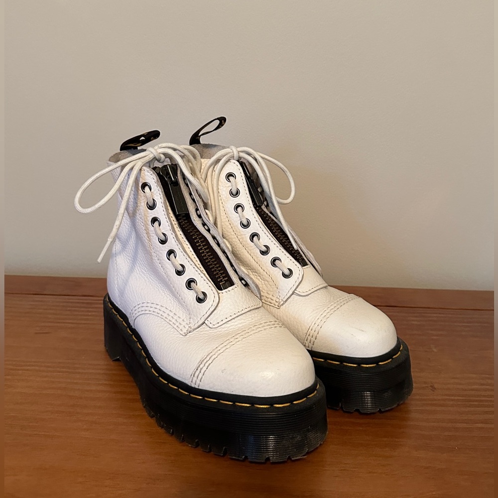 White Sinclair Dr. Martens